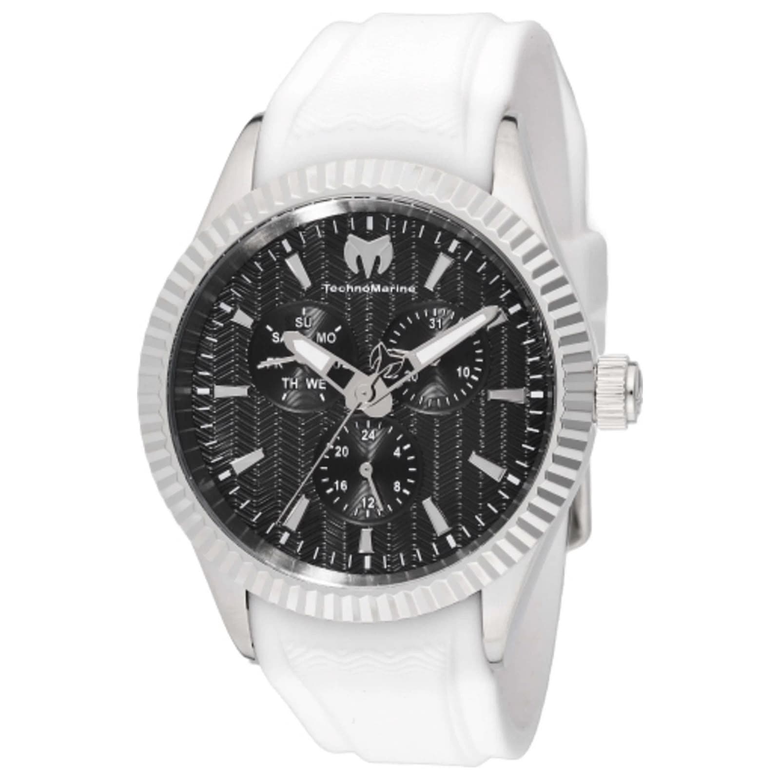 TechnoMarine Sea multifunción con correa blanca